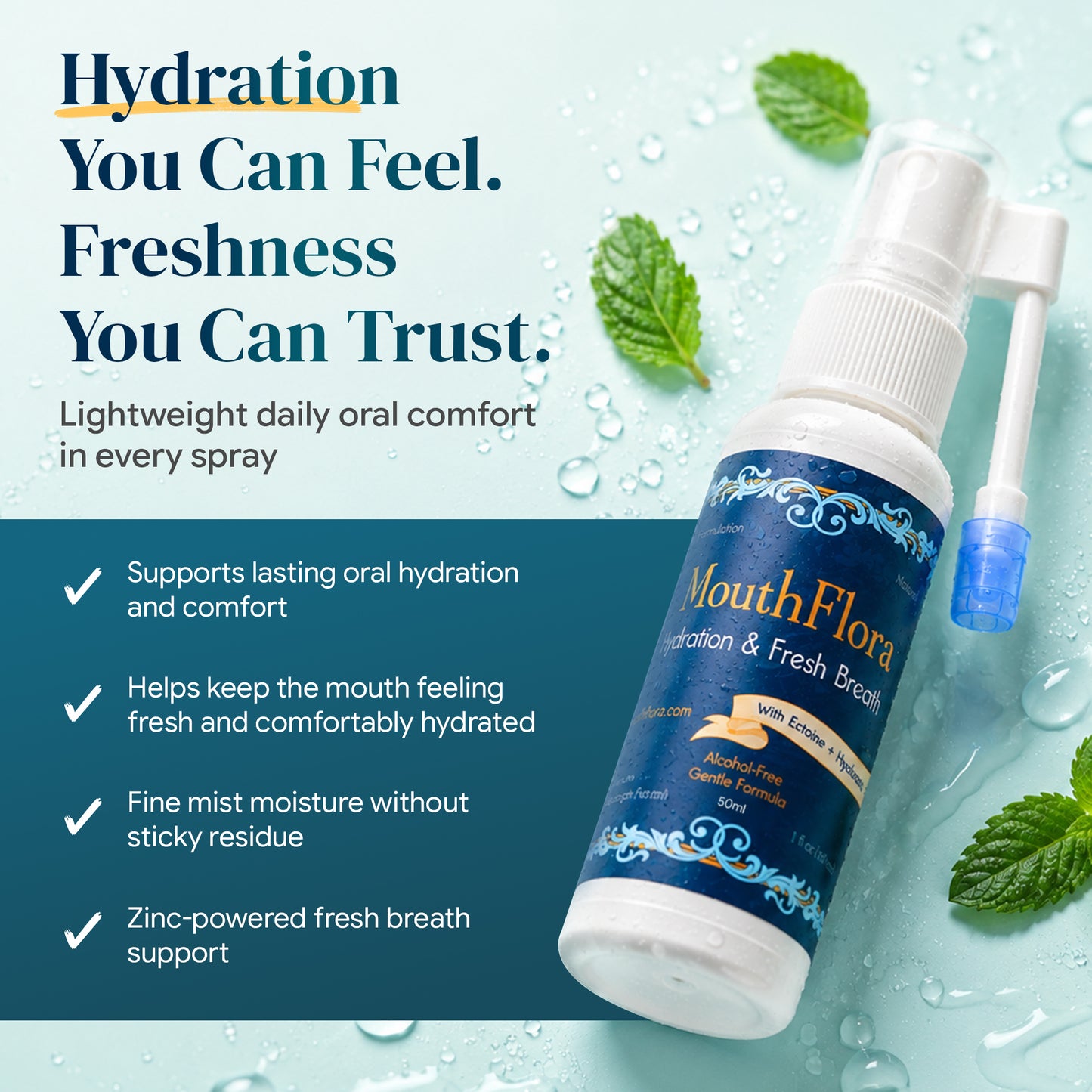Dry Mouth Relief & Fresh Breath Spray - 50 mL