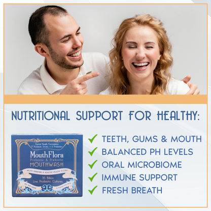 MouthFlora - Probiotic & Prebiotic Mouthwash