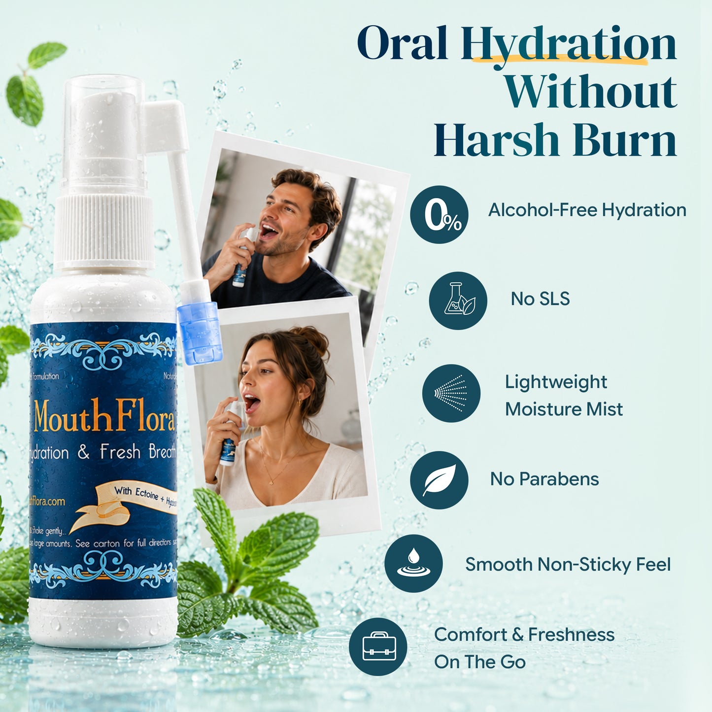 Dry Mouth Relief & Fresh Breath Spray - 50 mL