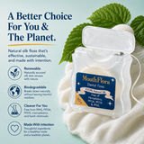 Natural Mulberry Silk Dental Floss - 50m / 54.7yd