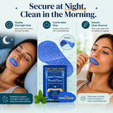 Overnight Mouth Tape for Sleeping, with Pro-Vitamin B5 (D-Panthenol) - 30 Strips