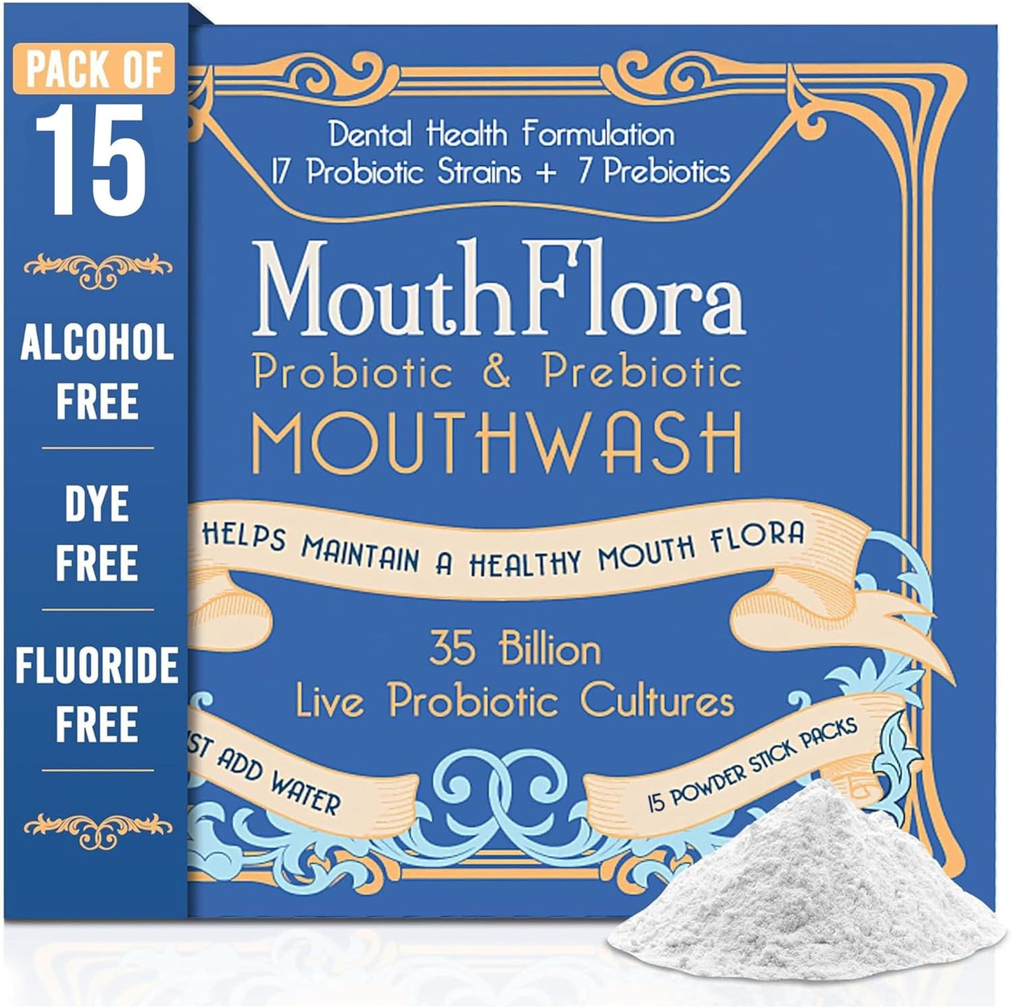 MouthFlora - Probiotic & Prebiotic Mouthwash