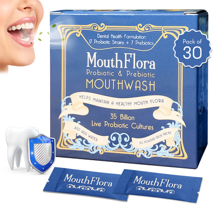 MouthFlora - Probiotic & Prebiotic Mouthwash